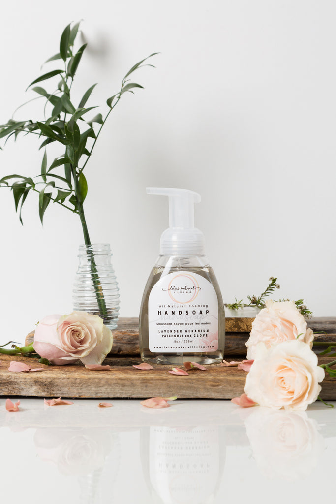 Lavender, Geranium, Patchouli and Clove 8.5oz Foaming Hand Soap